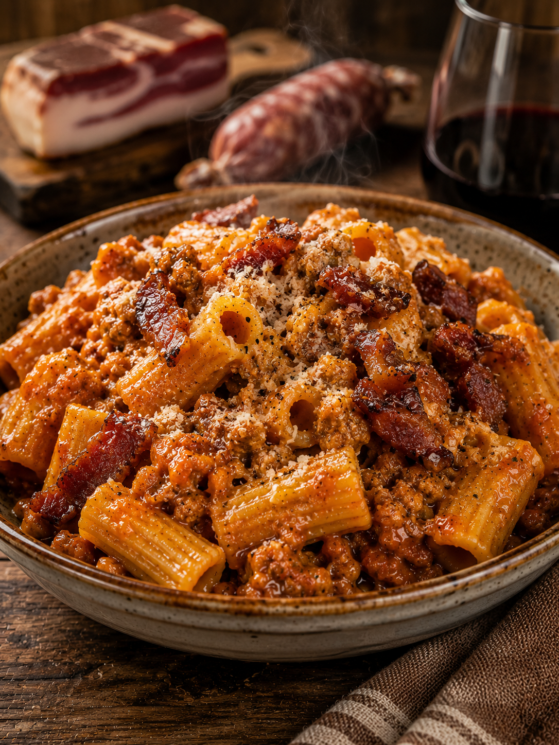 Rigatoni alla Zozzona